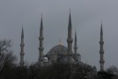 In Istanbul im Schnee versunken