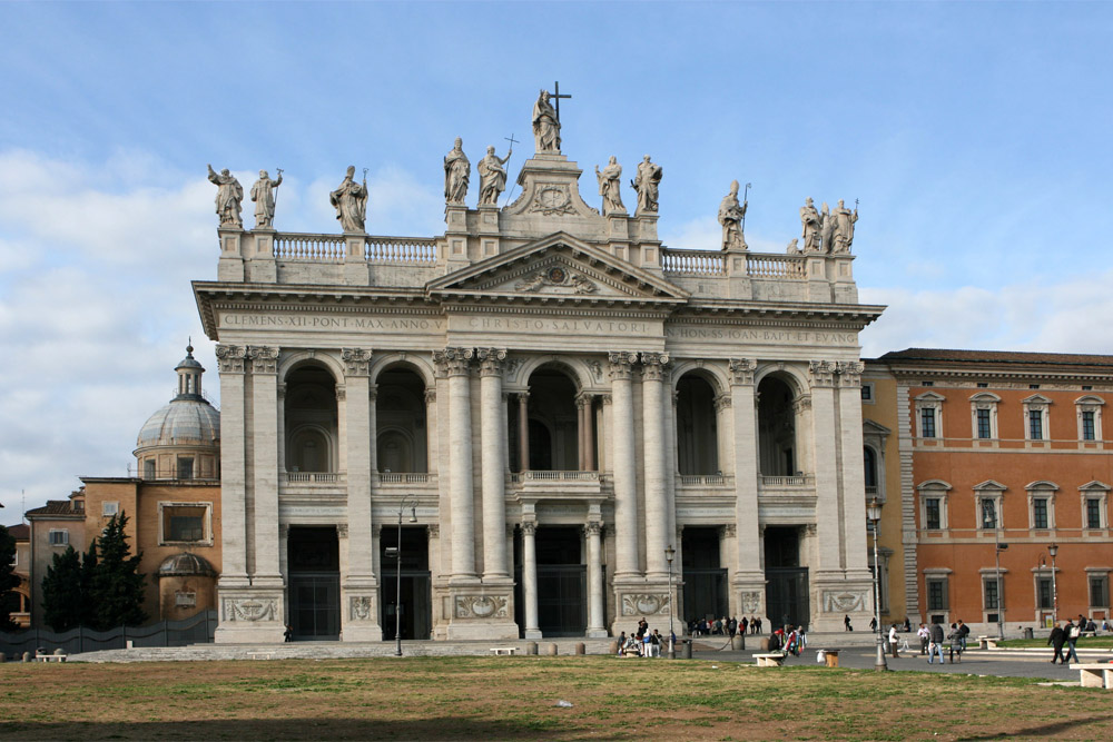 Pilgerkirchen in Rom die Lateranbasilika ist zugleich Bischofskirche