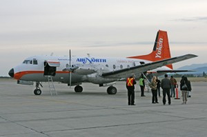 Im kanadischen Yukon konnte ich mit einer HS748 fliegen.
