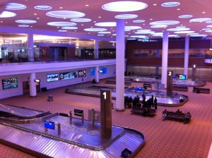 Sehr modern zeigt sich der Flughafen Winnipeg.
