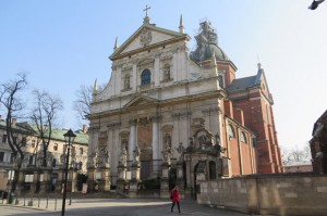 Wer sich für Kirchen interessiert, dürfte an Krakau seine Freude haben