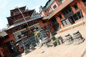 Tempel der Kumari von Patan in Nepal