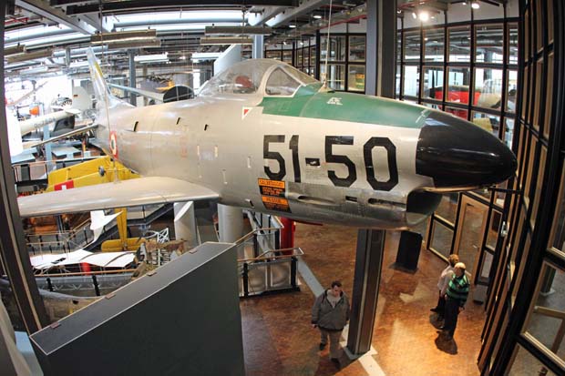 Auch Jets sind im Museum zu finden