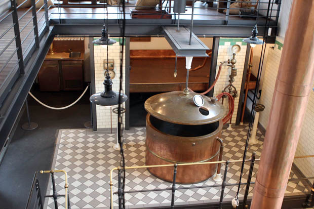 Sogar eine historische Brauerei befindet sich auf dem Gelände des Museums