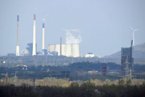 Das Kraftwerk Scholven im Ruhrgebiet