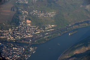 Bingen am Rhein mit der Nahe