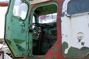 Der Blick in ein russisches Feuerwehrfahrzeug
