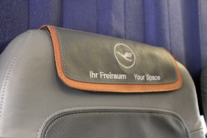 Die Sitze in der Lufthansa Business Class sind die gleichen wie in der Economy