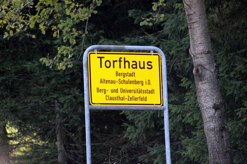 Torfhaus Ortsschild