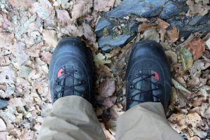 Die Schuhe haben sich auf dem Hexenstieg im Harz gut bewährt