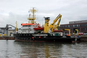 Die Wega Hamburg ist eine Vermessungs-, Wracksuch- und Forschungsschiff