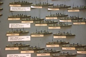 Von der kompletten Flotte der kaiserlichen Marine werden Modelle gezeigt