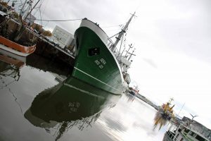 Das Museumsschiff FMS „Gera“ im Fischereihafen Bremerhaven