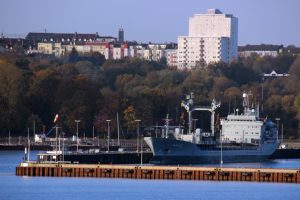 Der Marinehafen in Kiel
