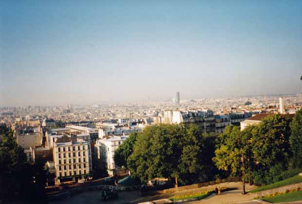 Blick über die französische Hauptstadt