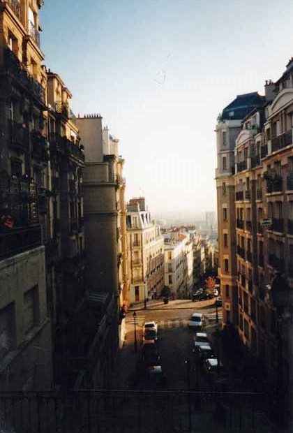 Als ich am Morgen Paris erreichte, ging die Sonne auf
