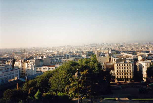 Blick über die französische Hauptstadt