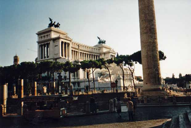 Die Bauwerke Roms beeindruckten mich