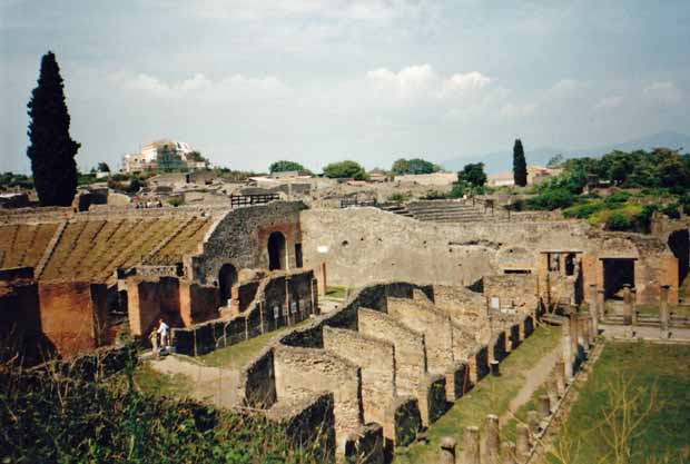 In Pompeji lässt sich noch gut erkennen, wie die Stadt einst aussah