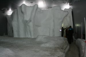In der Antarktis trifft man auf echtes Eis