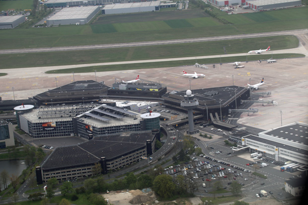 Luftaufnahme vom Flughafen Hannover