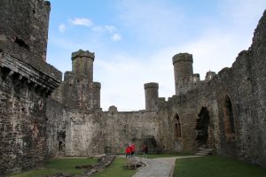 Im Inneren von Caernarfon Castle