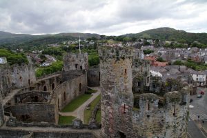 Conwy Castle bietet einen Panoramablick über die Stadt