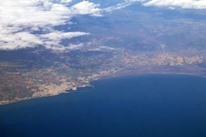 An der griechischen Küste kam erstmals Meer in Sicht