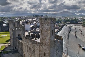 Rund um das Caernarfon Castle in Wales gibt es viel zu sehen