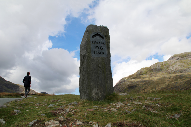 Der "Pyg Track" ist der beliebteste Wanderweg auf den Snowdon - den höchsten Berg Wales'
