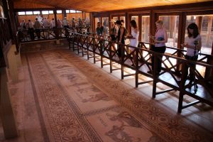 Im Haus des Dionysos in Paphos auf Zypern gibt es zahlreiche sehenswerte Mosaike