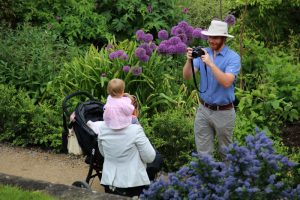 Viel zu fotografieren gibt es in den Gärten von Powis Castle in Wales