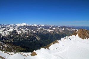 Bis zur Zugspitze und weiter reicht der Blick vom Kitzsteinhorn