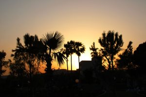 Wenn abends die Sonne vor dem St Raphael Resort in Limassol auf Zypern, ist die Stimmung eine ganz besondere