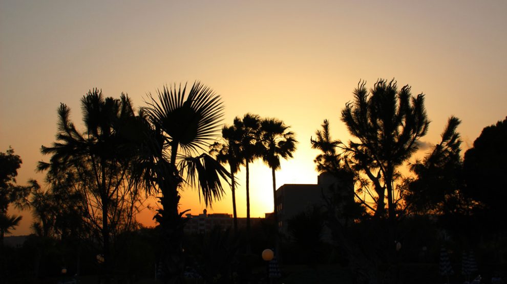 Wenn abends die Sonne vor dem St Raphael Resort in Limassol auf Zypern, ist die Stimmung eine ganz besondere