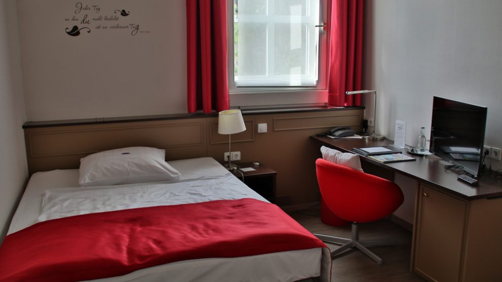 Die Zimmer im Hotel Lippischer Hof in Detmold sind modern und gemütlich