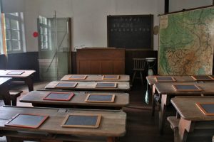 Auch eine alte Schule befindet sich im Freilichtmuseum Detmold