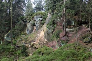Bizarre Felsformationen in der Nähe des Velmerstot