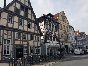 Fachwerkhäuser prägen das Stadtbild von Detmold
