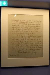 Handschrift von Jacob Grimm im Lutherhaus Eisenach