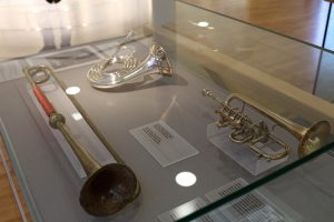 Im Bachhaus in Eisenach werden verschiedene Instrumente aus der Zeit Bachs gezeigt