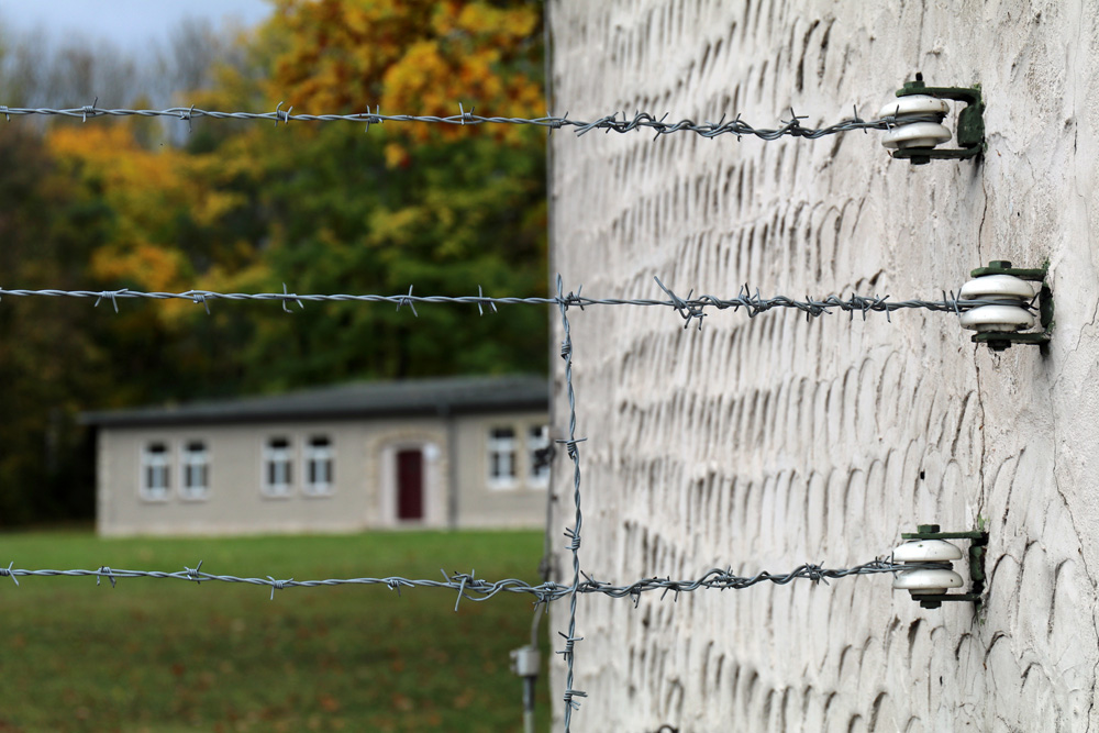 Gedenkstätte Konzentrationslager Buchenwald Stacheldraht Zaun