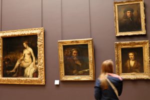 Rembrandt Bathseba im Louvre Paris