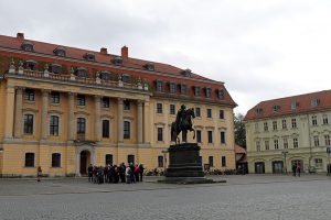 Reiterstatue in Weimar
