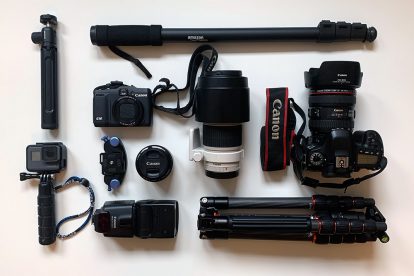 Meine empfohlene Fotoausrüstung mit Objektiven und Kameras für die Reisefotografie