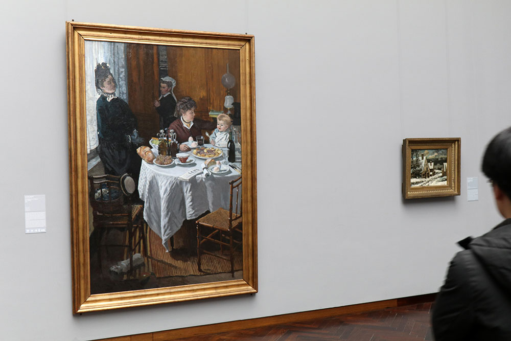 Claude Monet - Das Mittagessen, 1868/69 im Städel Museum