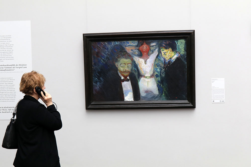 Edvard Munch - Eifersucht, im Städel Museum Frankfurt sowie mit einer Frau mit Audioguide
