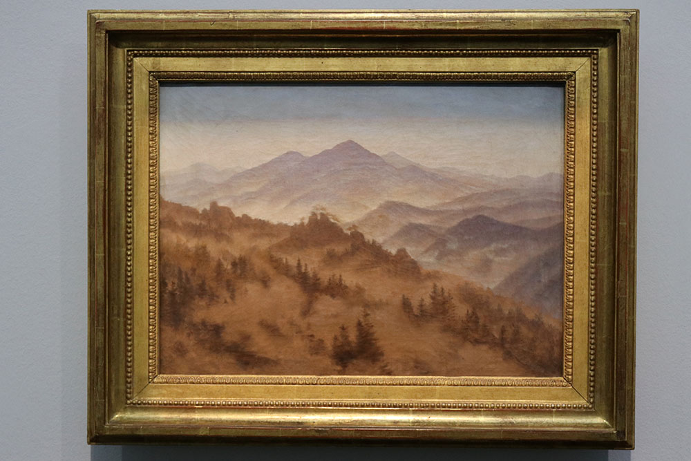 Caspar David Friedrich - Gebirge bei aufsteigendem Nebel, ca. 1835