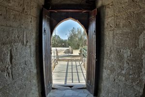 Zugbrücke am Eingang der Burg Kolossi auf Zypern