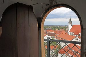 Vom Hausmannsturm des Schlosses Hartenfels in Torgau bietet sich eine tolle Aussicht